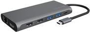 RaidSonic ICY BOX IB-DK4050-CPD - Docking Station - USB-C - 2 x HDMI, DP (IB-DK4050-CPD) 