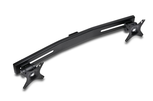 Kensington - Montagekomponente (Doppelarm) fr 2 Monitore - Schwarz - Bildschirmgre: bis zu 61 cm (bis zu 61,00cm (24 Zoll) ) 