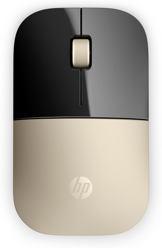 HP Z3700 - Maus - blue Led - drahtlos - 2,4 GHz - kabelloser Empfnger (USB) - Gold (X7Q43AA) 