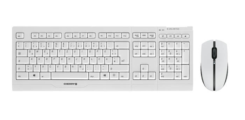 CHERRY B.UNLIMITED 3.0 wei-grau, Layout Deutschland 