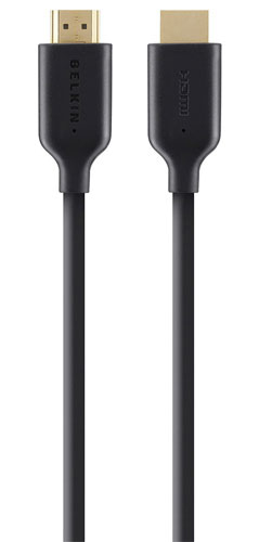 Belkin High Speed HDMI Cable with Ethernet - HDMI mit Ethernetkabel - HDMI (M) bis HDMI (M) - 5 m - Schwarz - 4K Untersttzung 