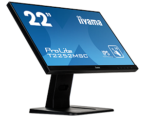 Iiyama ProLite T2252MSC-B1 - LED-Monitor - 55.9 cm ( 55,90cm (22 Zoll) ) - Touchscreen - 1920 x 1080 - IPS - 250 cd/m - 1000:1 - 7 ms - HDMI, VGA, DisplayPort - Lautsprecher - Schwarz 
