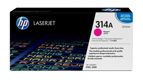 HP Toner Q7563A (314A) - Magenta - Kapazitt: 3.500 Seiten (Q7563A) 