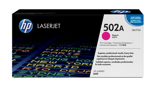HP Toner Q6473A (502A) - Magenta - Kapazitt: 4.000 Seiten (Q6473A) 