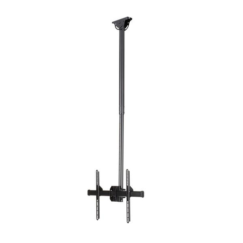 StarTech.com Flachbildschirm Deckenhalterung - fr 81,30cm (32 Zoll) bis 177,80cm (70 Zoll) LCD, LED oder Plasma TV - schwenkbar fr gewlbte Decken - Deckenhalterung fr Plasma/LCD/TV - Schwarz - Bildschirmgre: 81.3-177.8 cm (32 Zoll-70 Zoll) 