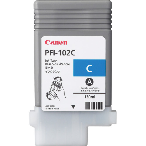 CANON PFI-102C Farbpatrone cyan Standardkapazitt 130ml 1er-Pack 