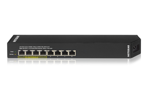 Switch NETGEAR  8x GE GSS108EPP-100EUS (POE) 