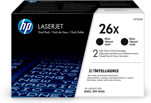 HP 26X Original LaserJet Toner Schwarz High Yield (2-pack) 