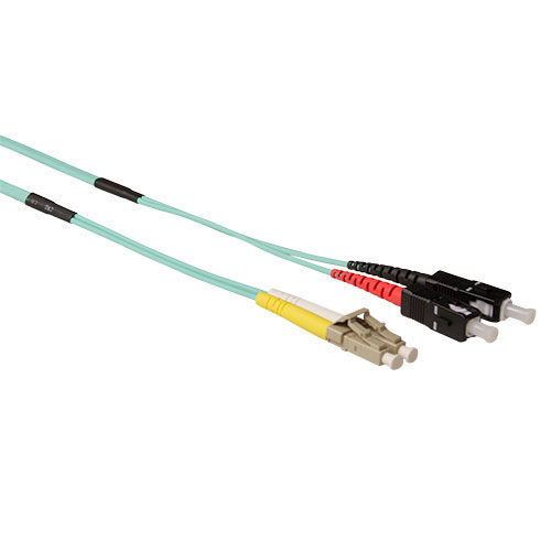 ACT RL5205 50m 2x LC 2x SC OM3 Blau - Schwarz - Rot - Wei - Gelb Glasfaserkabel (RL5205) 