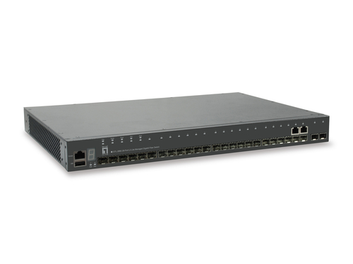 Level One GTL-2882 - Switch - L3 Lite - verwaltet - 22 x SFP + 2 x Kombi-Gigabit-SFP + 2 x SFP+ - an Rack montierbar 