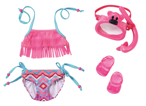 BABY born Play&amp;Fun Deluxe At The Lake - Puppen-Kleiderset - 3 Jahr(e) - Mehrfarben - 43 cm - Mdchen - 3 Stck(e) (823750) 