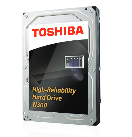 Toshiba N300 - Festplatte - 4 TB - intern - 8.9 cm (3.5 Zoll) - SATA 6Gb/s - 7200 U/min - Puffer: 128 MB 