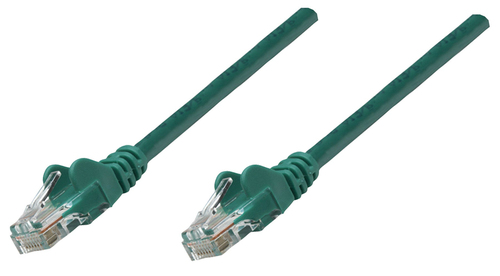 Intellinet Premium - Patch-Kabel - RJ-45 (M) bis RJ-45 (M) - 30,0m - UTP - CAT 6 - geformt, ohne Haken - grn (738729) 