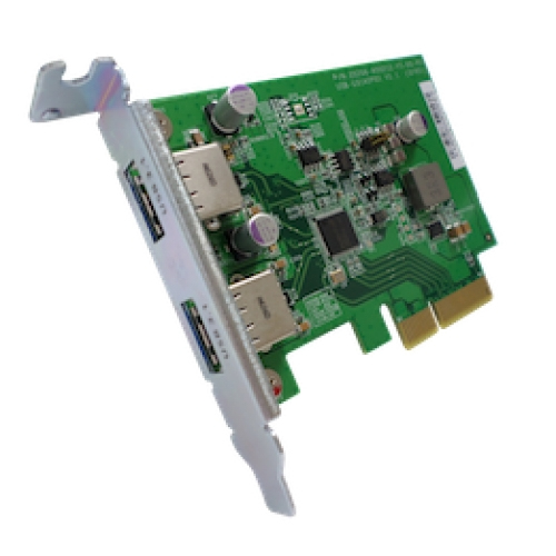 QNAP USB-U31A2P01 - USB-Adapter - PCIe Low Profile - USB 3.1 Gen 2 x 2 