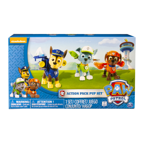 Paw Patrol Action Pup 3Pk 2, Spielfigur 