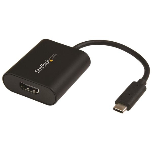 StarTech.com USB-C to HDMI Adapter with Presentation Mode Switch - 4K 60Hz - Externer Videoadapter - USB Type-C - HDMI - Schwarz 
