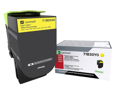 Lexmark X317 - Gelb - Original - Tonerpatrone LCCP, LRP - fr Lexmark CS317dn, CX317dn 