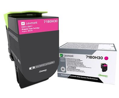 Lexmark X417 - Hohe Ergiebigkeit - Magenta - Original - Tonerpatrone LCCP, LRP - fr Lexmark CS417dn, CS517de, CX417de, CX517de 