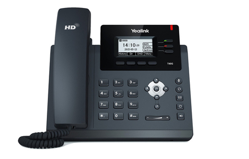 Yealink SIP-T40G - VoIP-Telefon - SIP, SIP v2, SRTP - 3 Leitungen (SIP-T40G) 