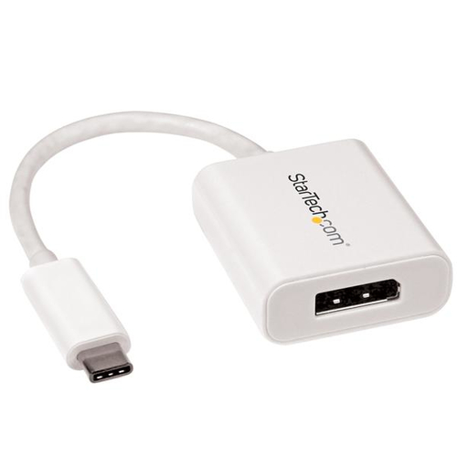 StarTech.com USB-C auf VGA Adapter - USB Typ-C zu VGA Video Konverter - Wei - Externer Videoadapter - USB-C - DisplayPort - wei (CDP2DPW) 