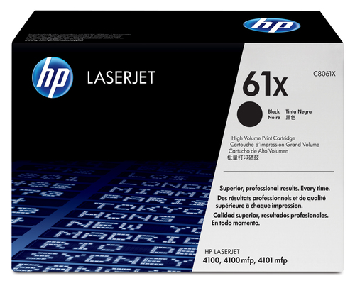 HP Toner C8061X (61X) - Schwarz - Kapazitt: 10.000 Seiten (C8061X) 