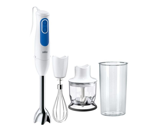 Braun MQ 3025WH Spaghetti MultiQuick 3 Stabmixer wei / blau / silber 