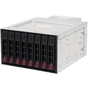 Fujitsu 4x 2.5 Zoll to 8x 2.5 Zoll - Upgrade Kit - Gehuse fr Speicherlaufwerke - 6,4 cm (2.5 Zoll) - fr PRIMERGY RX1330 M3 (S26361-F1600-L8) 