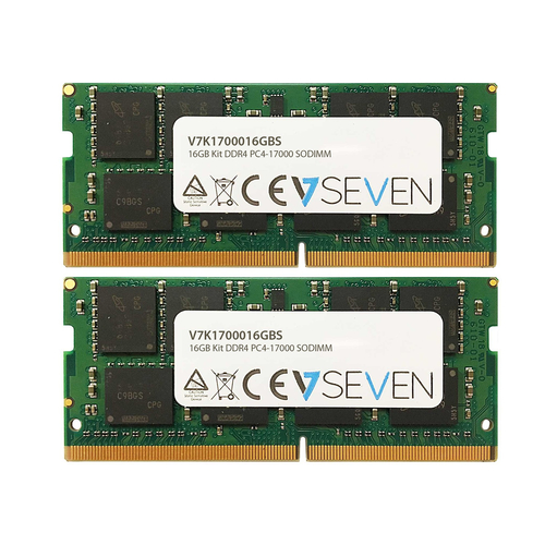 V7 - DDR4 - 16 GB: 2 x 8 GB - SO DIMM 260-PIN - 2133 MHz / PC4-17000 - CL15 - 1.2 V - ungepuffert - nicht-ECC (V7K1700016GBS) 