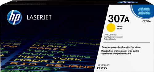 HP Toner CE742A (307A) - Yellow - Kapazitt: 7.300 Seiten (CE742A) 