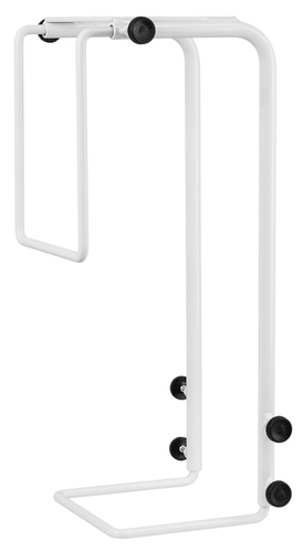 R-GO Steel Basic CPU Halterung weiss verstellbar Ordnung Staubschutz horizontal vertikal bis 30 kg 