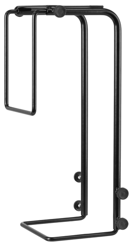 R-GO Steel Basic CPU Halterung schwarz verstellbar Ordnung Staubschutz horizontal vertikal bis 30 kg 