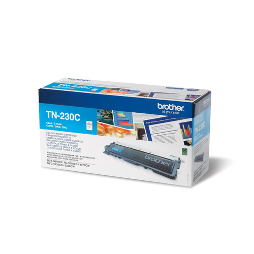 Brother TN230C - Tonerpatrone - 1 x Cyan - 1400 Seiten (TN230C) 