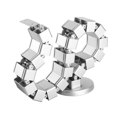 StarTech.com Cable Management Spine - Kabel - Organizer - Tisch montierbar - 1.29 m - Silber 