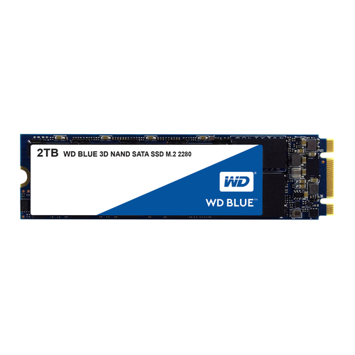 SSD    2TB WD Blue  M.2  (2280)  SATAIII 3D 7mm intern bulk 