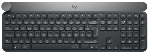 Logitech CRAFT Fortschrittliche Tastatur mit Drehregler 