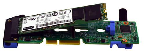 Lenovo ThinkSystem M.2 Mirroring Enablement Kit - Speicher-Controller - M.2 - SATA 6Gb/s - 600 MBps - fr ThinkSystem SD530, SN550, SR550, SR630 