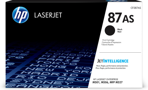 HP Toner CF287AS (87A) - Schwarz - Kapazitt: 6.000 Seiten (CF287AS) 