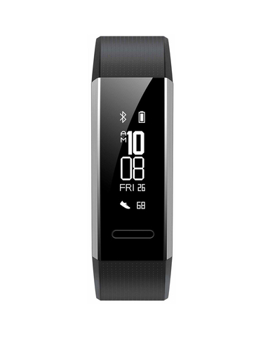 Huawei Band 2 Pro - Aktivittsmesser mit Riemen - TPU - einfarbig - Bluetooth - Schwarz 