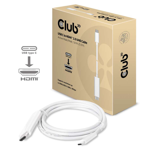 Club 3D - Externer Videoadapter - USB-C 3.1 - HDMI 
