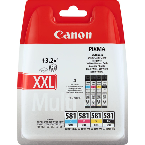 TIN Canon CLI581XXL CMYK HC 
