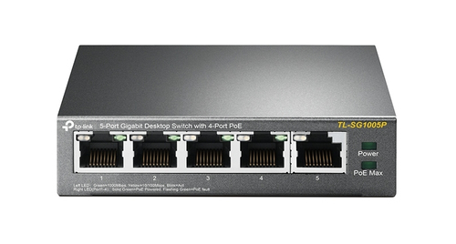 TP-Link TL-SG1005P Gigabit Desktop Switch 5x GB-LAN 