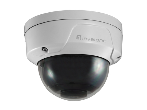 LevelOne FCS-3090 Dome Out IPCam 5MP H.265 IR  7W PoE 