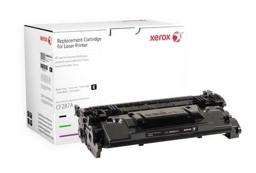 Xerox - Schwarz - Tonerpatrone (Alternative zu: HP CF287A) - fr HP LaserJet Enterprise Flow MFP M527, LaserJet Managed MFP M527, LaserJet Pro M501 (006R03514) 