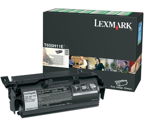 LEXMARK T65X Toner schwarz hohe Kapazitt 25.000 Seiten 1er-Pack Rckgabe 