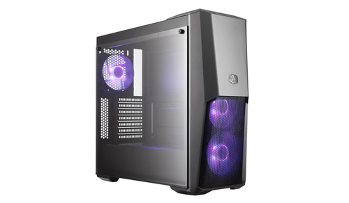 Geh CoolerMaster MasterBox MB500 (Black/Tempered Glass) 