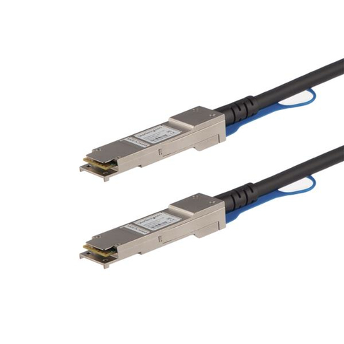 StarTech.com 3m Juniper QFX-QSFP-DAC-3M kompatibel - QSFP+ Direktverbindungskabel - 40G QSFP+ Kabel - Passives Twinax Kabel - QSFP Kabel - 40GBase Direktanschlusskabel - QSFP+ eingerastet bis QSFP+ eingerastet - 3 m - twinaxial - SFF-8436 - passiv - Schwa 
