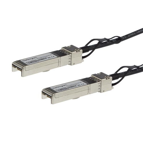 StarTech.com 1,5m Cisco SFP-H10GB-CU1-5M konform - SFP+ Direktverbindungskabel - 10Gb Twinax Kabel - Passives SFP+ Kabel - 10GBase Direktanschlusskabel - SFP+ eingerastet bis SFP+ eingerastet - 1.5 m - twinaxial - SFF-8431/SFF-8432 - passiv - Schwarz 