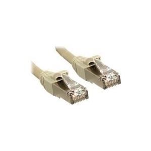Lindy Premium - Patch-Kabel - RJ-45 (M) - RJ-45 (M) - 60,0m - SSTP-Kabel - CAT 6 - glatt, halogenfrei - Grau (45593) 