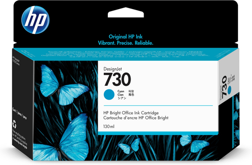HP 730 130 ml Tinte Cyan 