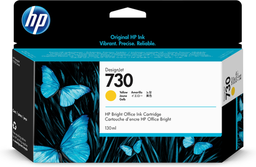 HP 730 Tinte Gelb 130ml DesignJet 